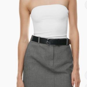 Babaton Contour hip tube top white large